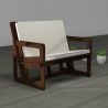 Fauteuil de jardin sur mesure Spacio, pour intérieur ou extérieur