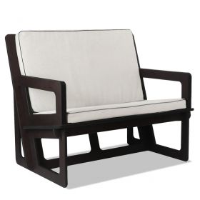 copy of Canapé de jardin Spacio sur-mesure avec coussin gris clair Mon siège à moi - 1